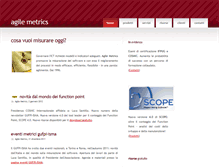 Tablet Screenshot of agilemetrics.it